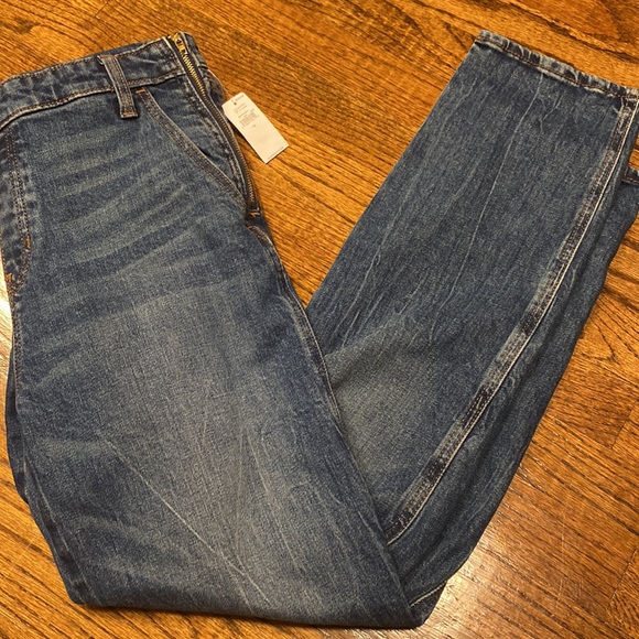 NWT Old navy Women's Overalls Side Zip  10 - Picture 4 of 5